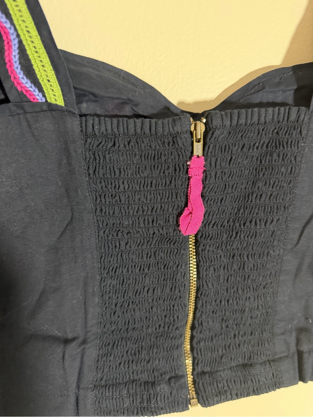 Anthropologie Embroidered Crop Tank - Picture 4 of 9